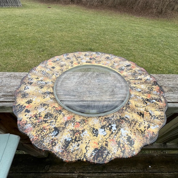 The golden fruit plater. - Picture 1 of 9